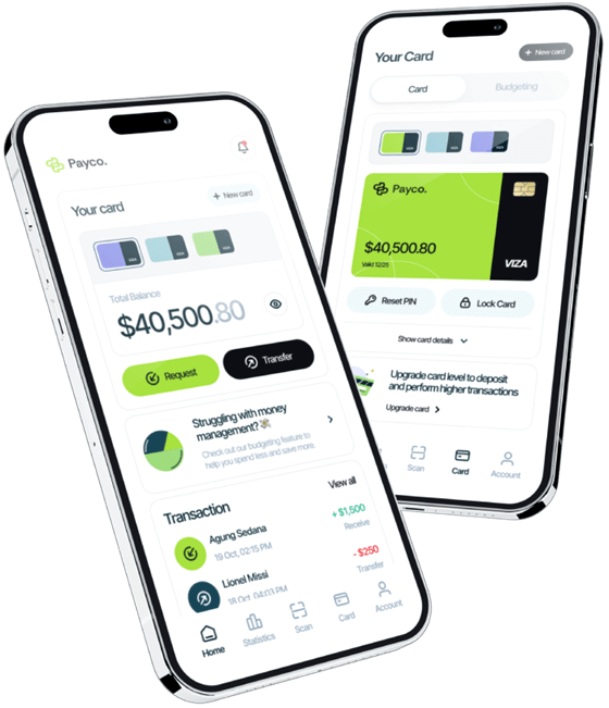 Aplicación móvil de Ociann Legal mostrando funcionalidades en dispositivos móviles